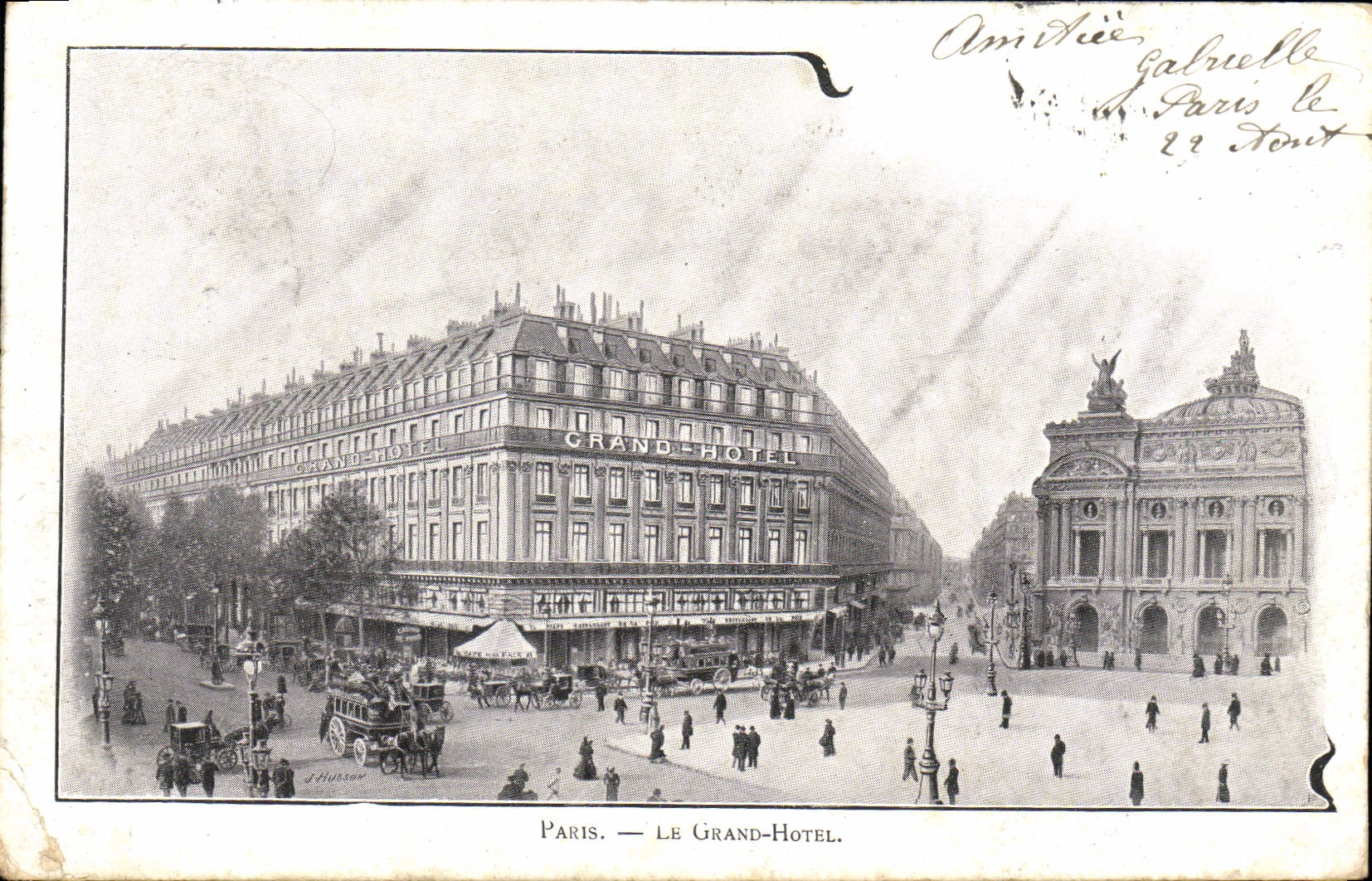 Paris — Le Grand-Hôtel — J. Hulson