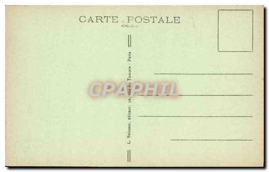 CPA Paris Rue du Temple — Rückseite