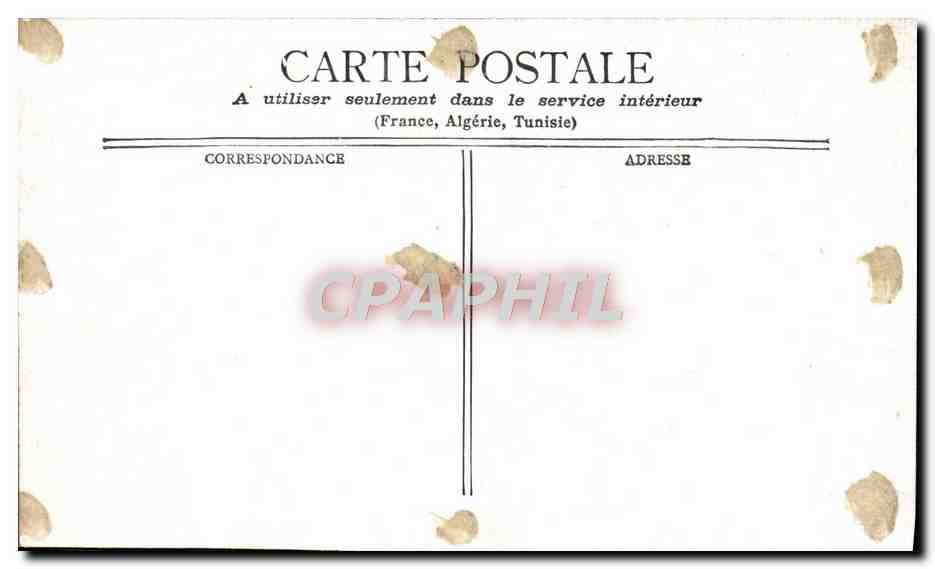 CPA Paris Perspective du boulevard St Denis  — Rückseite