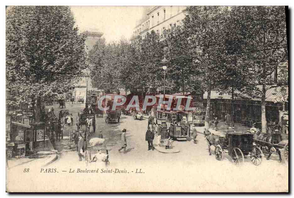 CPA Paris Le Boulevard Saint Denis