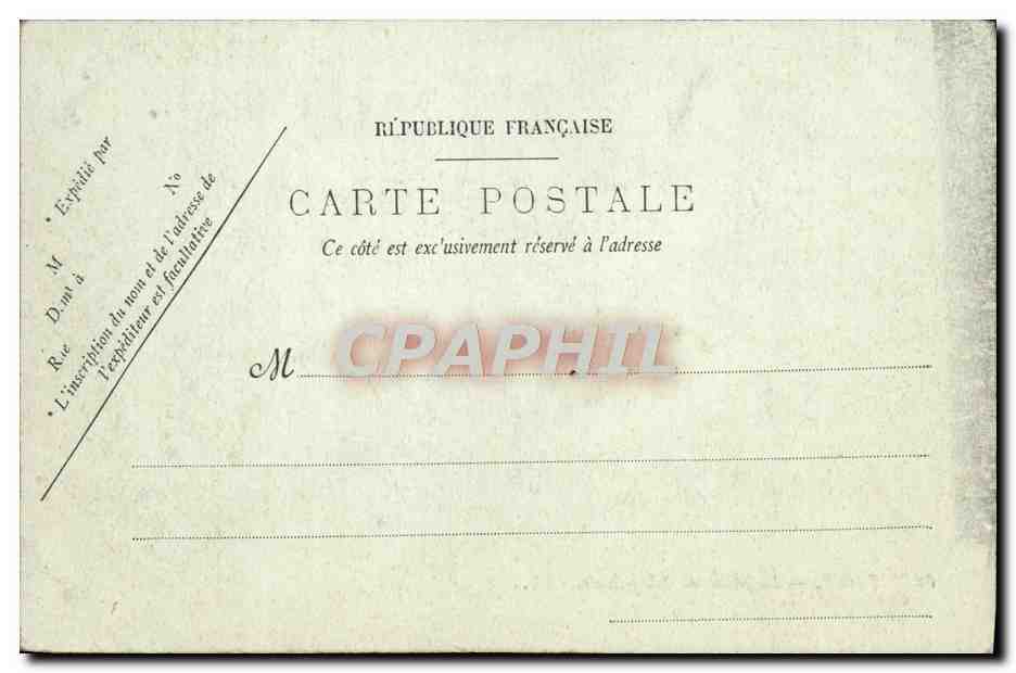 CPA Paris Le Boulevard Saint Denis — Verso