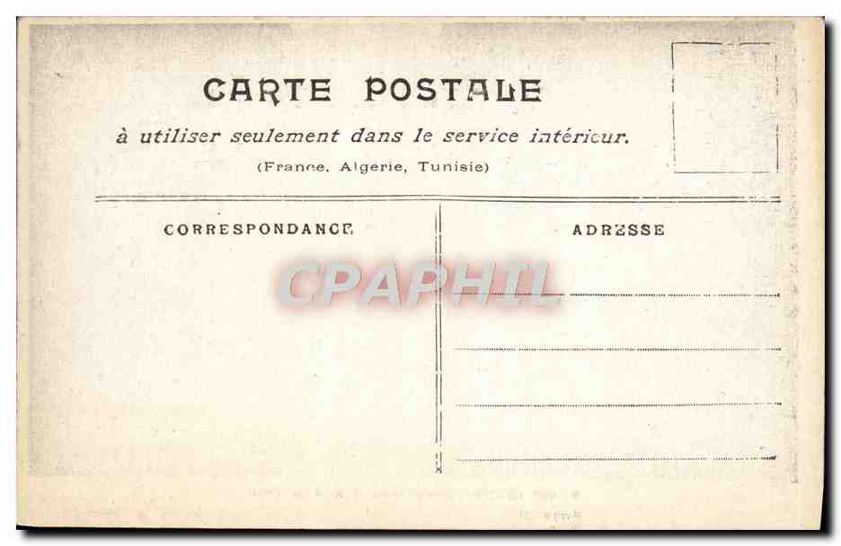 CPA Paris inonde Rue de Lille  — Rückseite