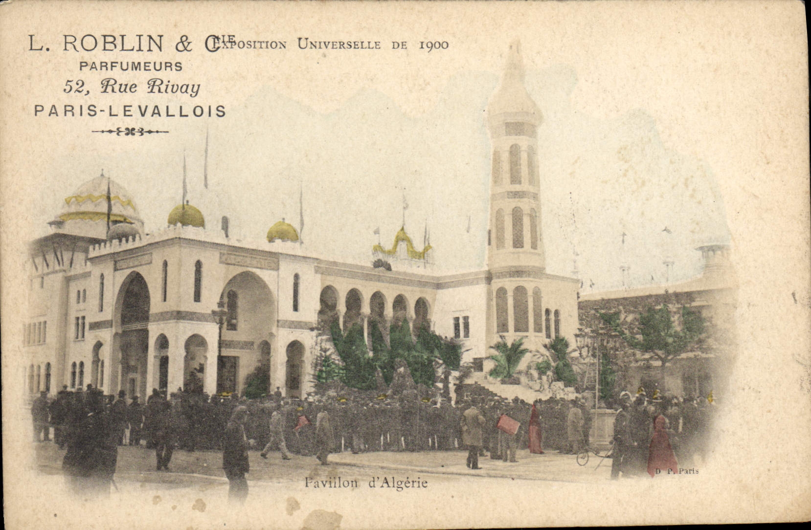 Pavillon d'Algérie — Exposition Universelle de 1900 — L. Roblin & Cie, Paris-Levallois