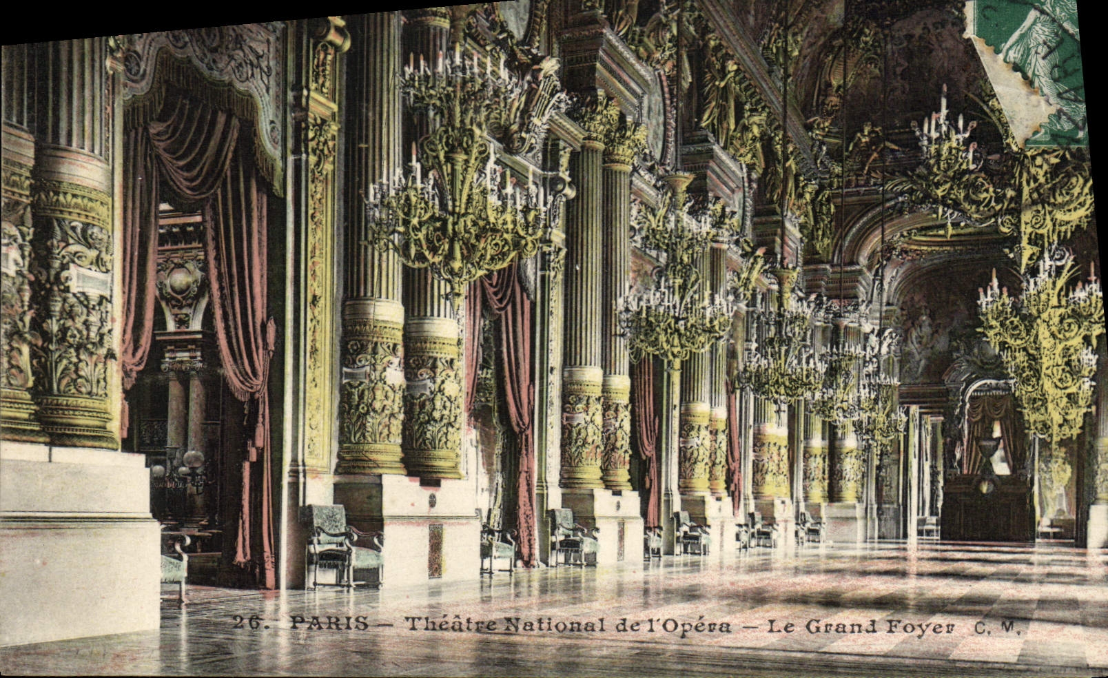 CPA Paris Theatre National de L'Opera Le grand foyer