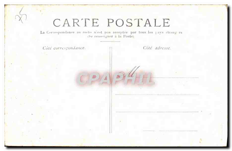 CPA Paris Le Boulevard des Italiens — Rückseite