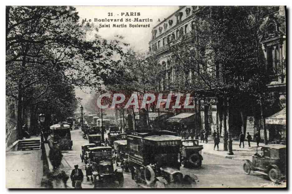 CPA Paris Le Boulevard St Martin