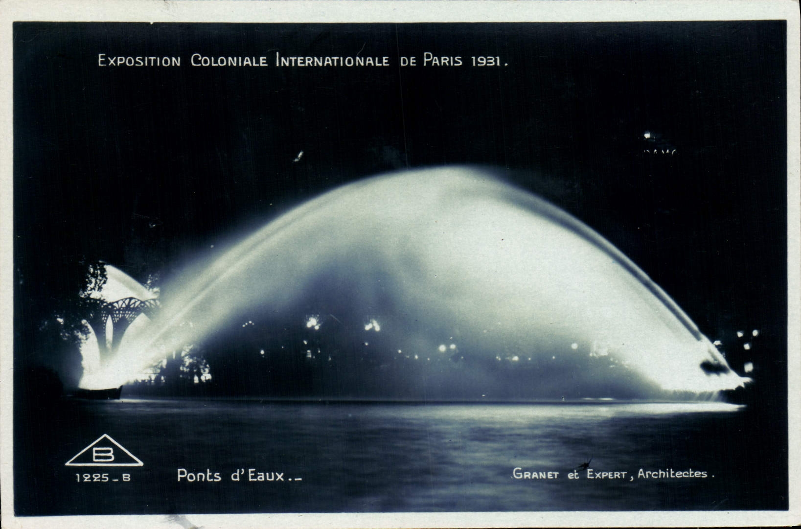Ponts d'Eaux — Internationale Kolonialausstellung Paris 1931 — Granet et Expert, Architekten