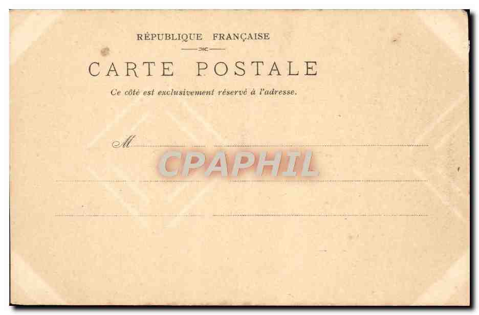 CPA Paris Exposition De 1900 Palais du Trocadero — Rückseite