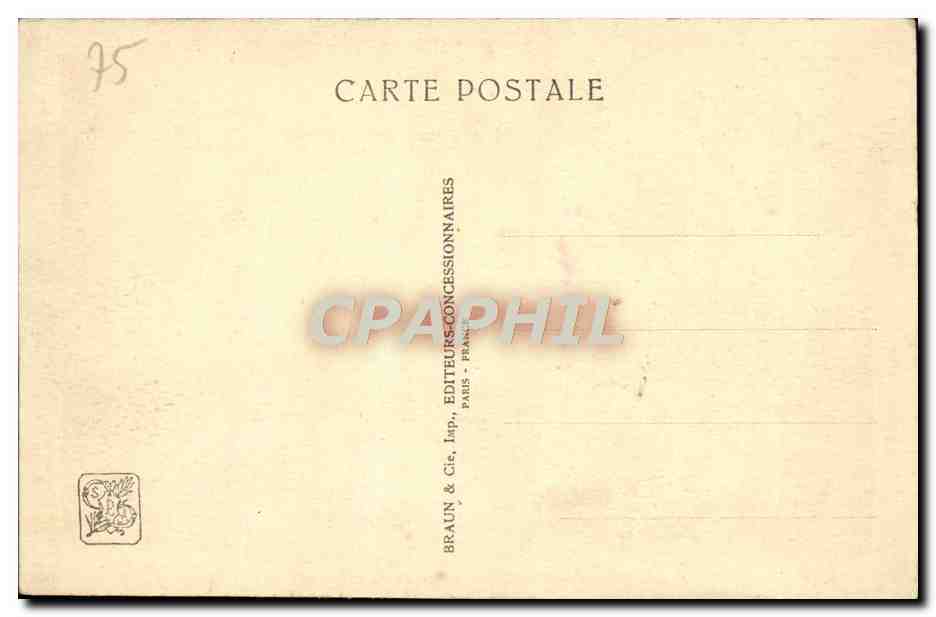 CPA Paris Exposition Coloniale Internationale 1931 Section Indochine Pavillon du Cambodge  — Rückseite