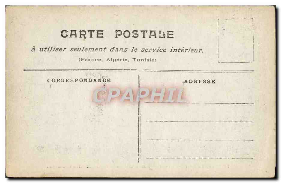 CPA Paris Inonde Passerelle de L'Esplanade des Invalides — Rückseite