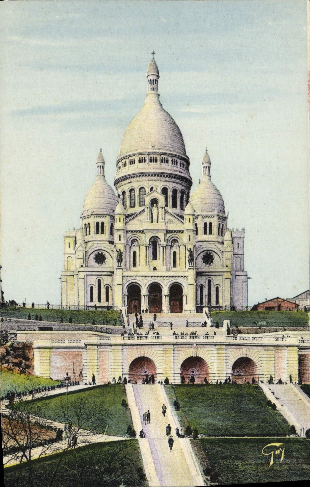CPA Paris Sacre Coeur de Montmartre
