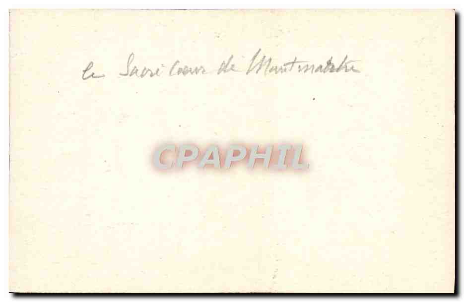 CPA Paris Sacre Coeur de Montmartre — Rückseite