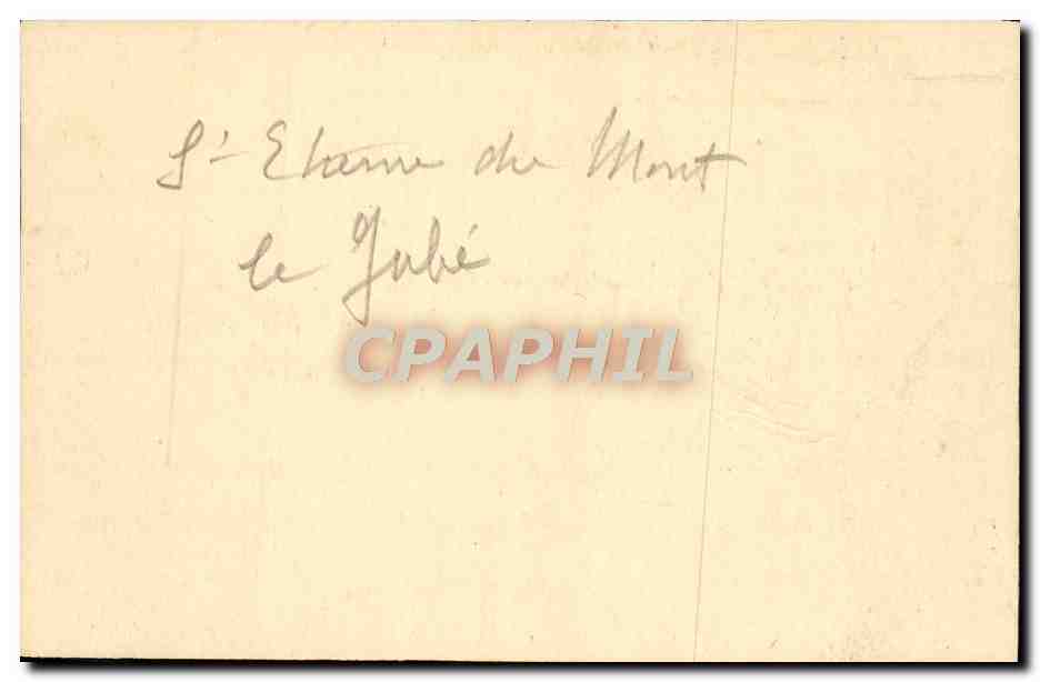 CPA Paris L'eglise du Mont Le jube — Verso