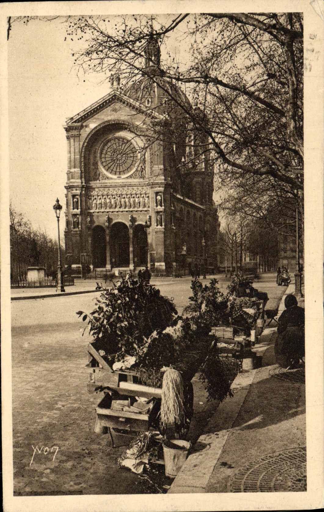 Paris — Die Kirche Saint-Augustin — Verlag der Établissements Yvon, Paris