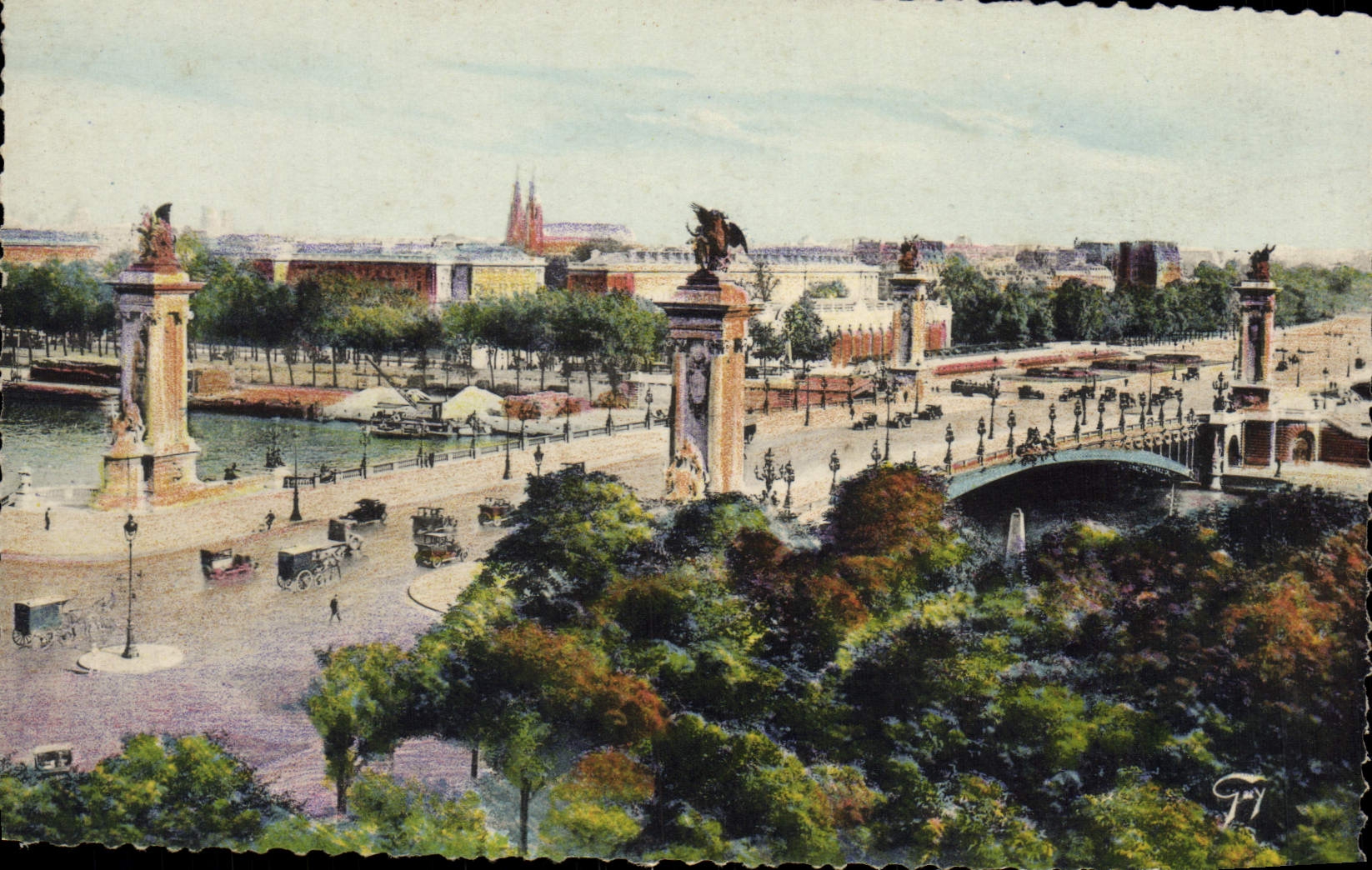 CPA Paris Et Ses Merveilles Pont Alexandre III