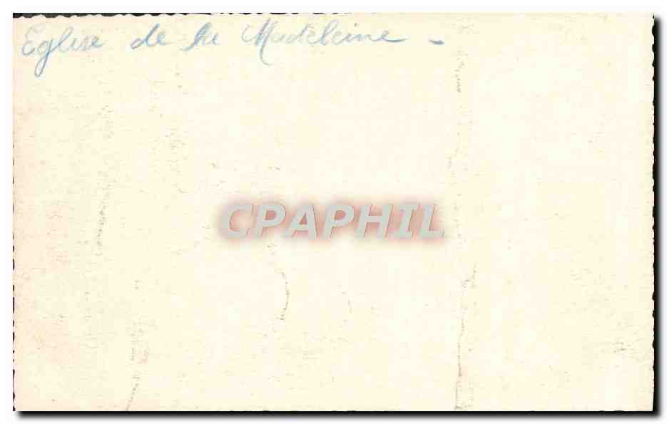 CPA Paris Et Ses Merveilles Eglise de la Madeleine  — Rückseite