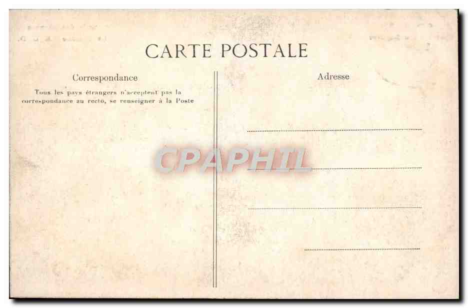 CPA Paris Salle des Seances La tribune — Rückseite