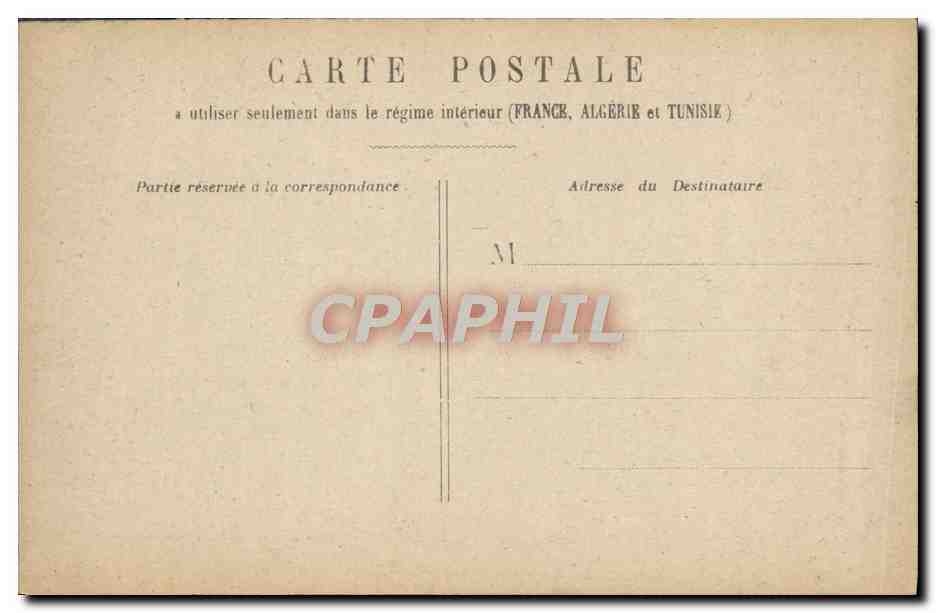 CPA Paris Palais du Trocadero — Rückseite