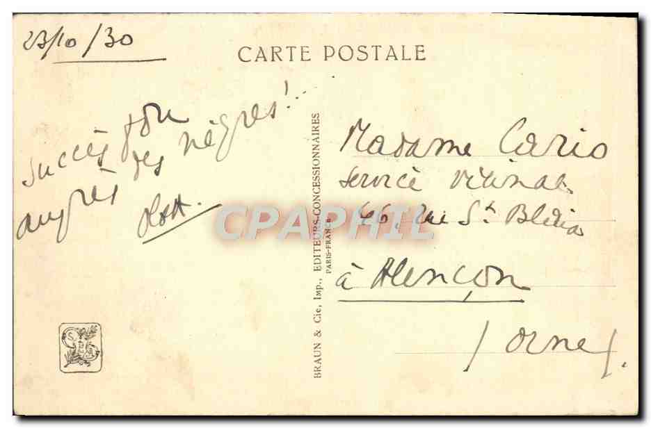 CPA Paris Exposition Coloniale Internationale 1931 Temple d'Angkor Vat — Rückseite