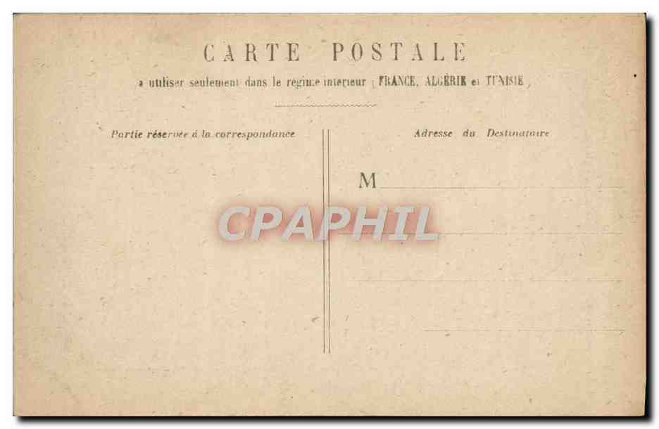 CPA Paris Palais Royal — Verso