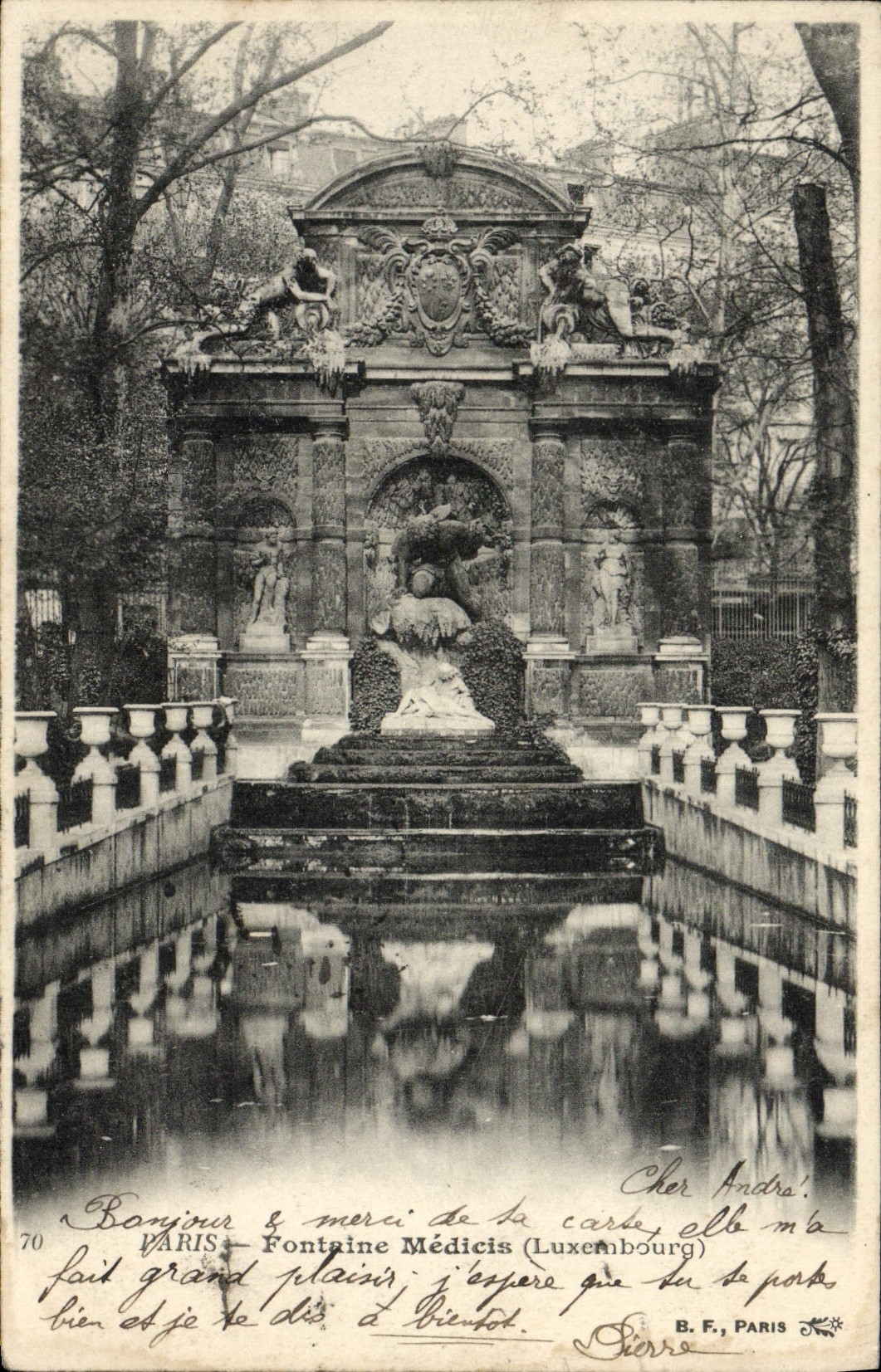 CPA Paris Fontaine Medicis Luxembourg 
