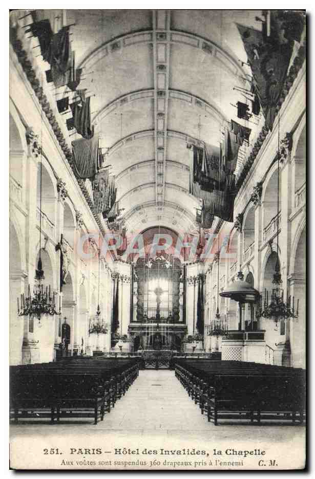 CPA Paris Hotel des Invalides la Chapelle
