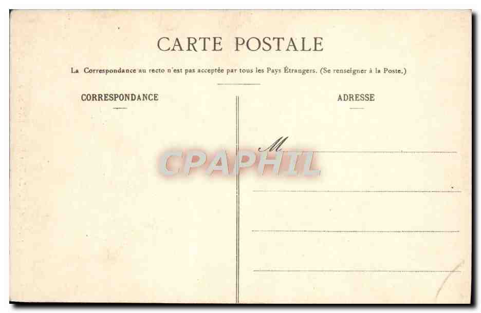 CPA Paris La Tour Eiffel Bateau Peniche  — Rückseite
