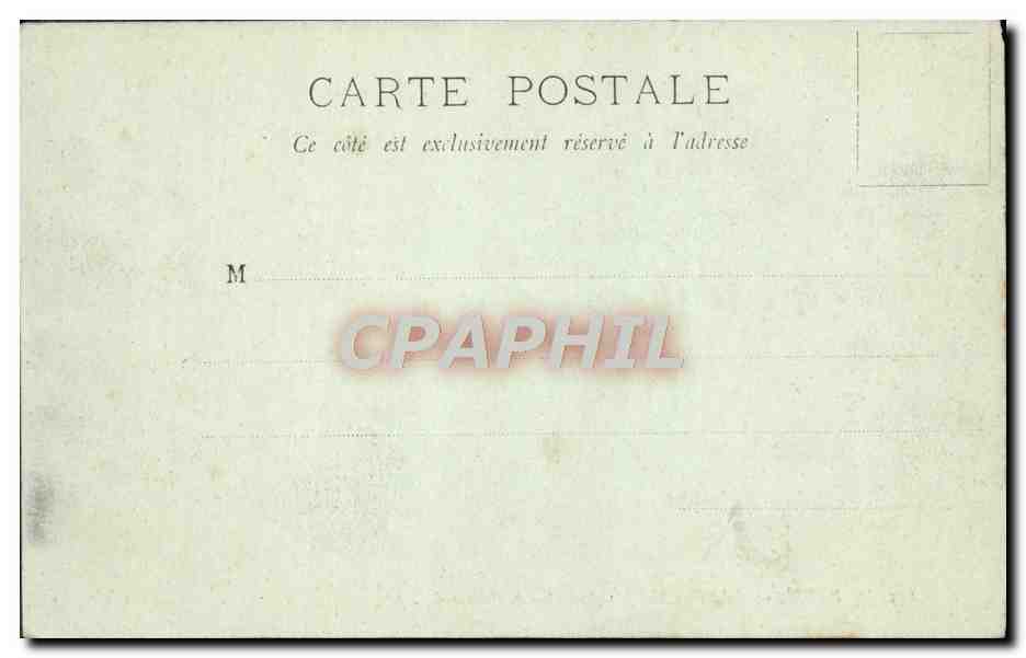 CPA Paris Le Luxembourg Fontaine de Carpeaux — Verso