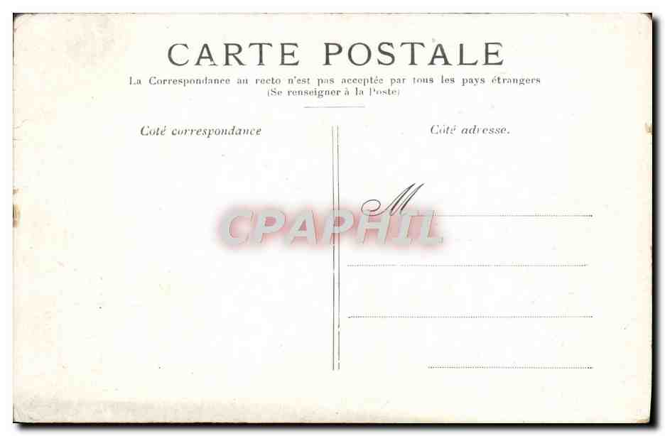 CPA Paris Boulevard des Capucines — Rückseite
