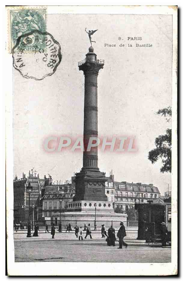 CPA Paris Place de la Bastille