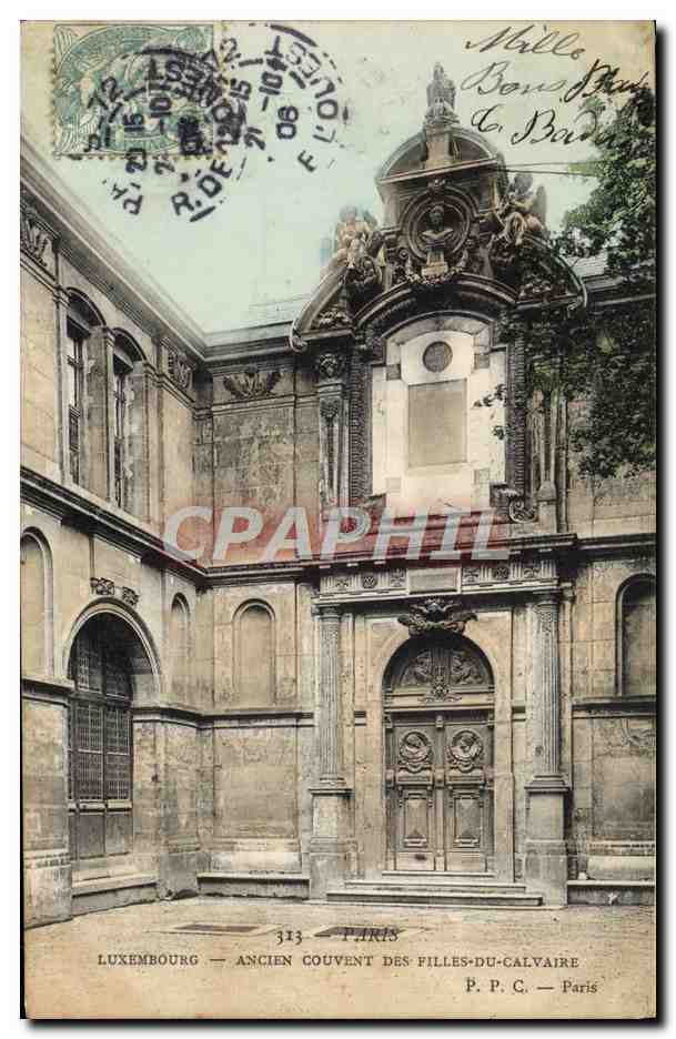 CPA Paris Luxembourg Ancien Couvent Des Filles Du Calvaire