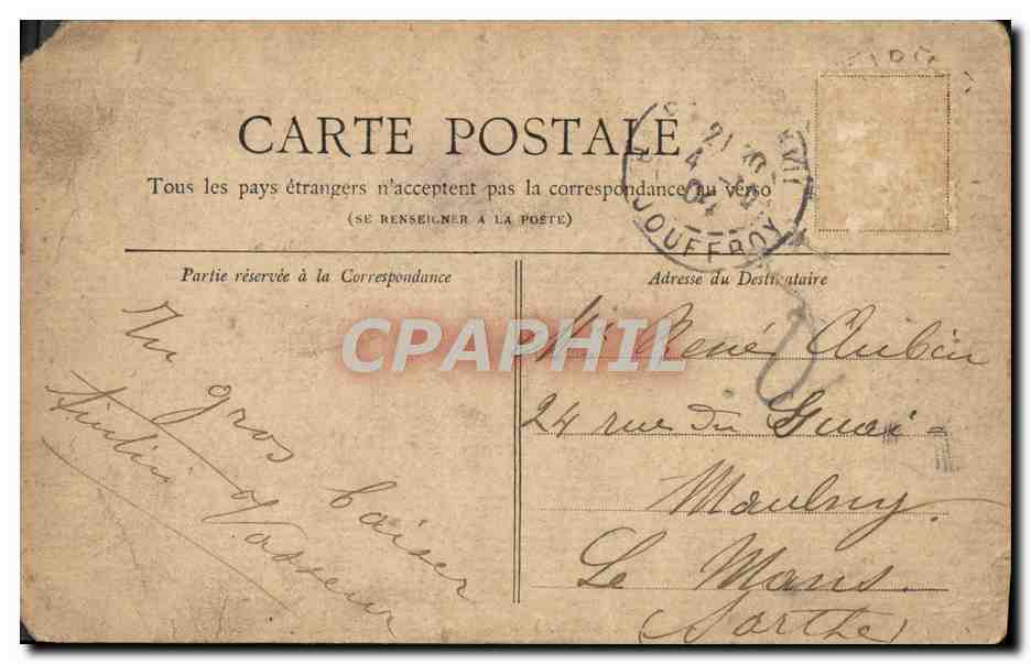 CPA Paris Le Bouis De Boulogne Vue prise entre les deux lacs — Verso