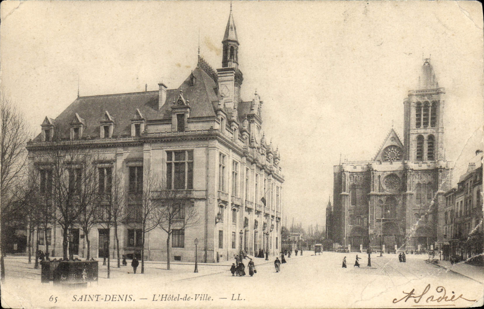 CPA Saint Denis L'Hotel de Ville