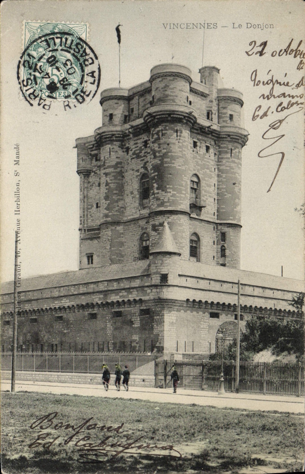 CPA Bois De Vincennes Le Donjon