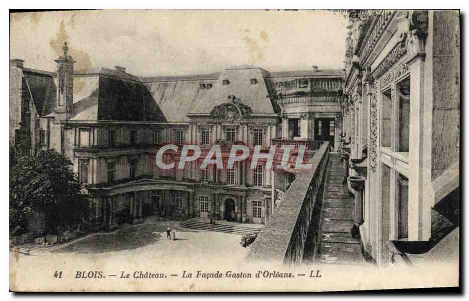 CPA Blois Le Chateau La Facade Gaston d'Orleans 