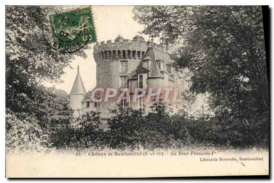 CPA Chateau de Rambouillet la tour Francois 1er