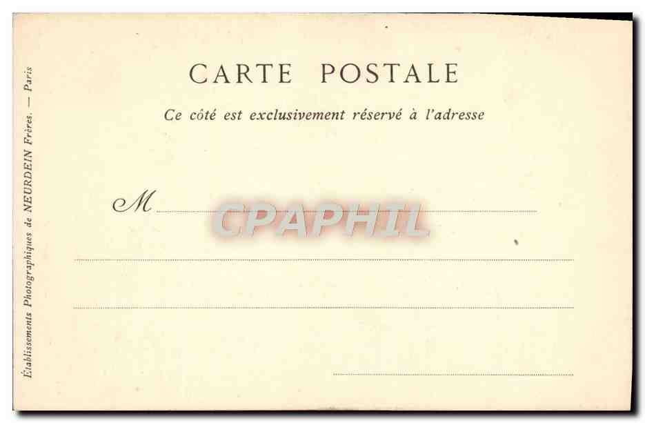 CPA Vichy Etablissement Thermal Porte Principale — Verso