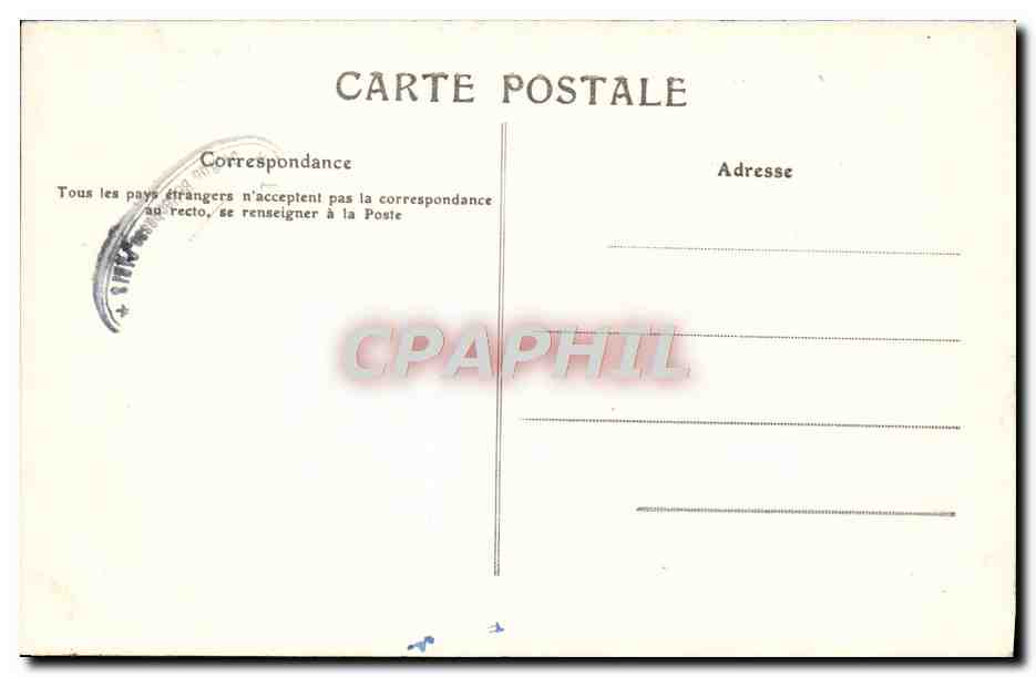 CPA Vichy Le pont sur l'allier  — Verso