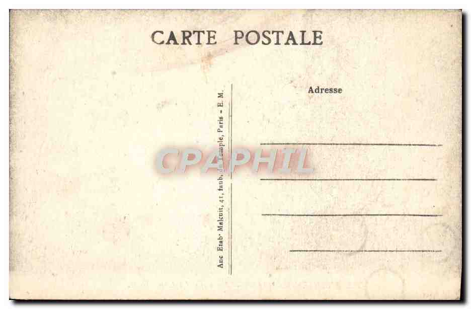 Enghien-les-Bains — Un coin du Lac — E.M. — n°752 — Verso