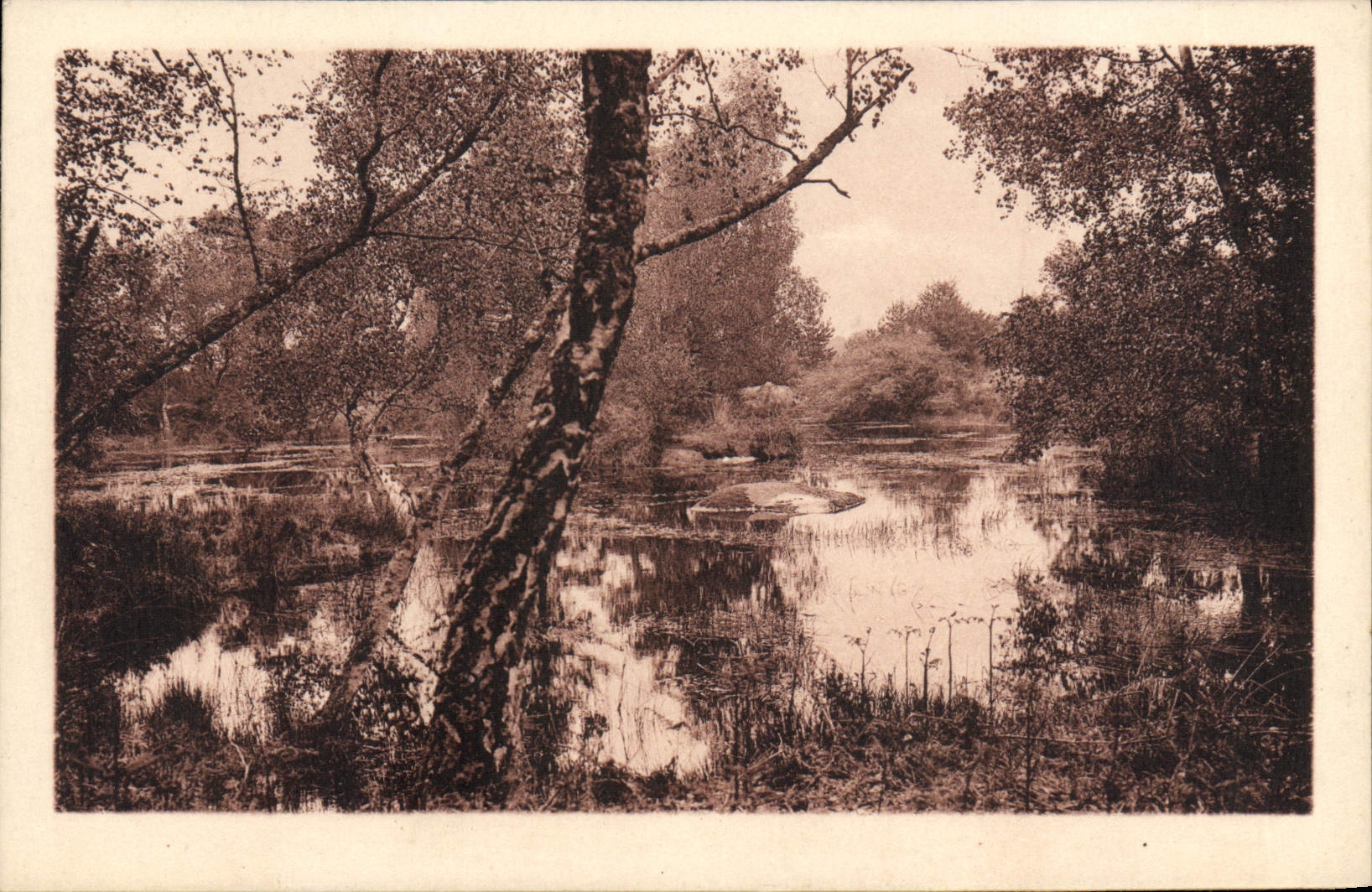 Woud van Fontainebleau — La Mare de Franchard — Uitgave Vincent