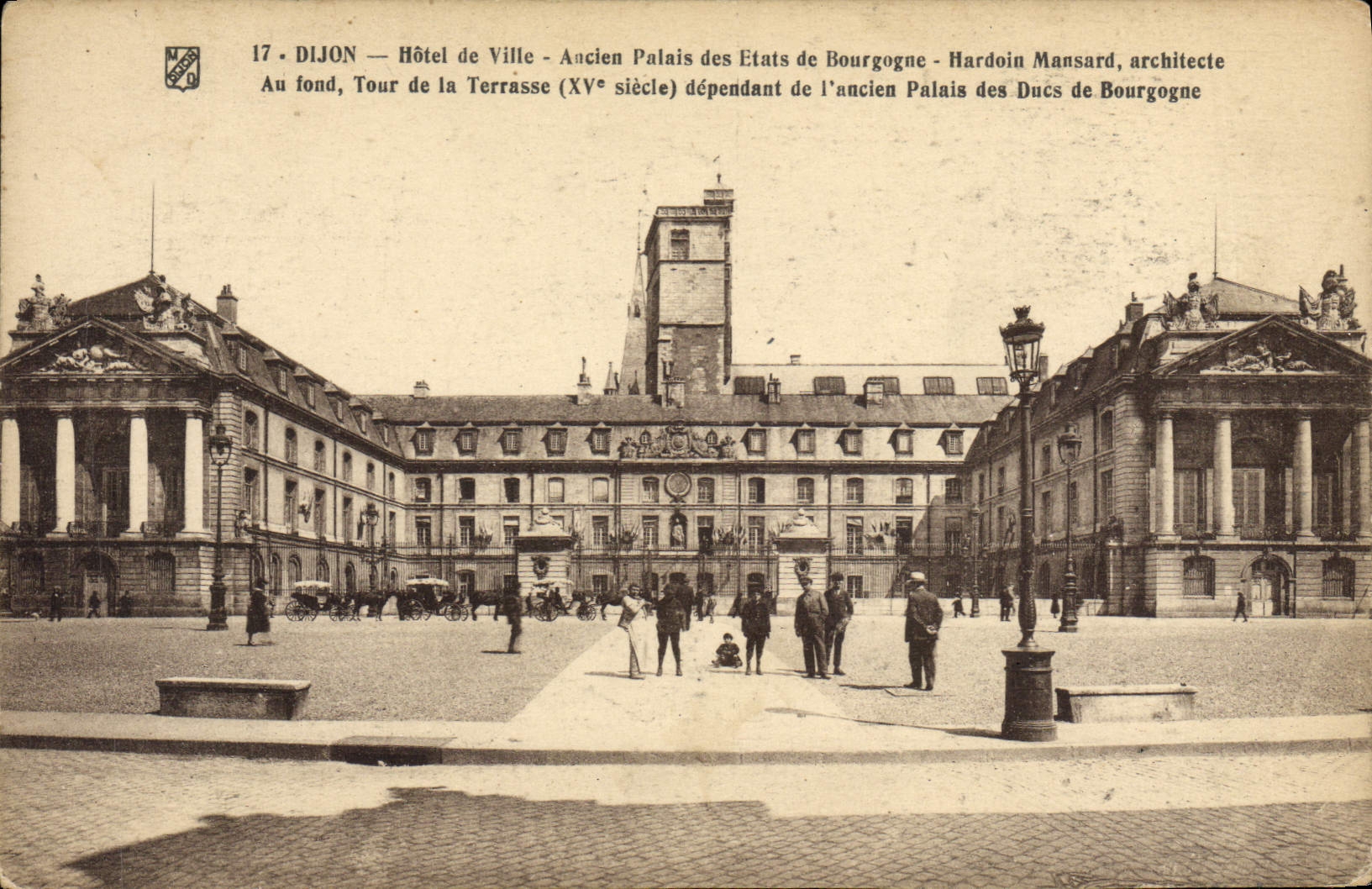 Dijon — Hôtel de Ville — Ancien Palais des États de Bourgogne — Hardoin Mansard, architecte