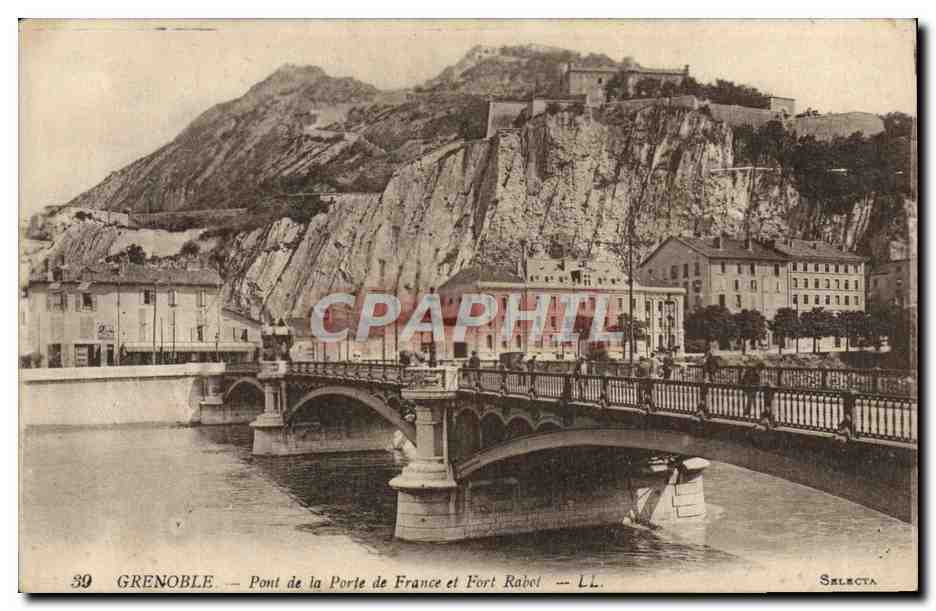 Grenoble — Pont de la Porte de France et Fort Rabel — Selecta