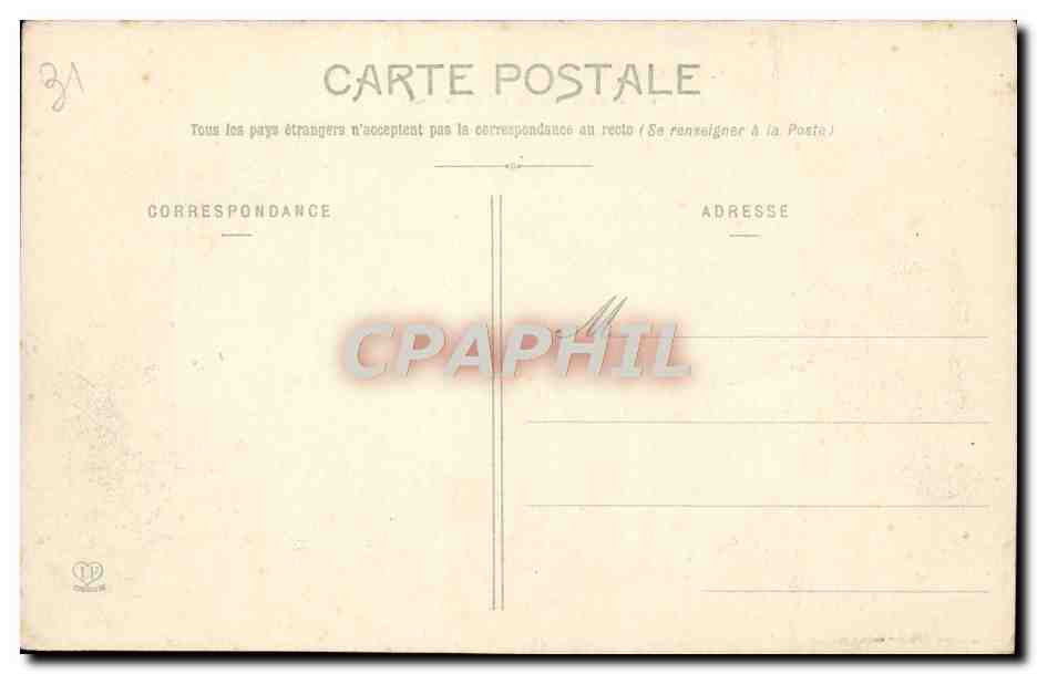 CPA Toulouse Vue Generale Sur la Garonne prise du clocher de la Dalbade — Rückseite