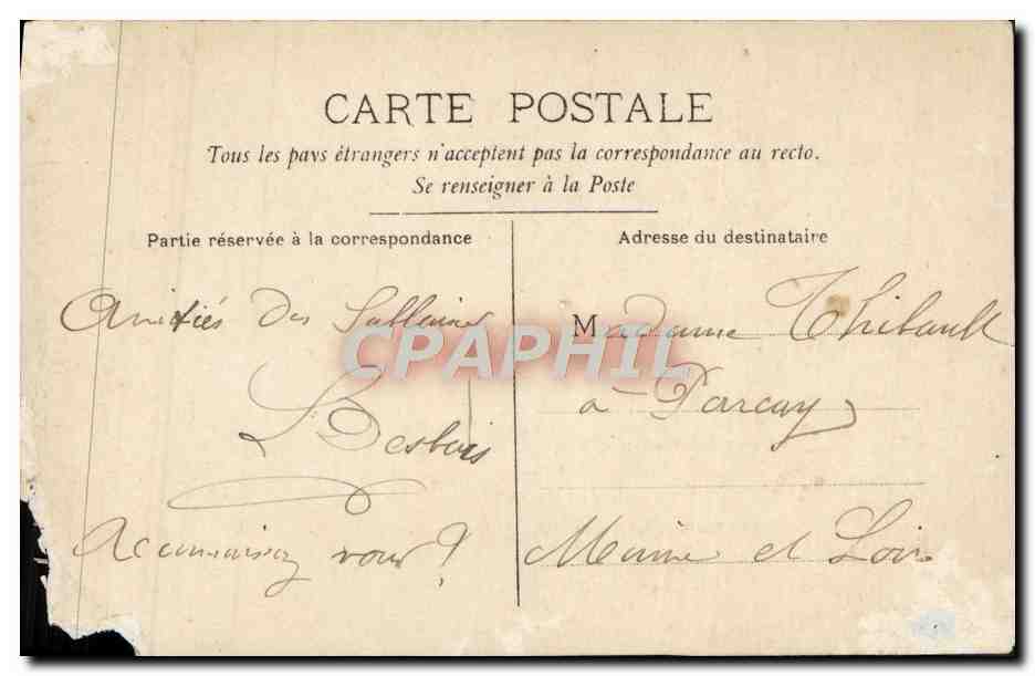 CARTE PHOTO Sablaises Sables d'Olonne Femmes — Verso