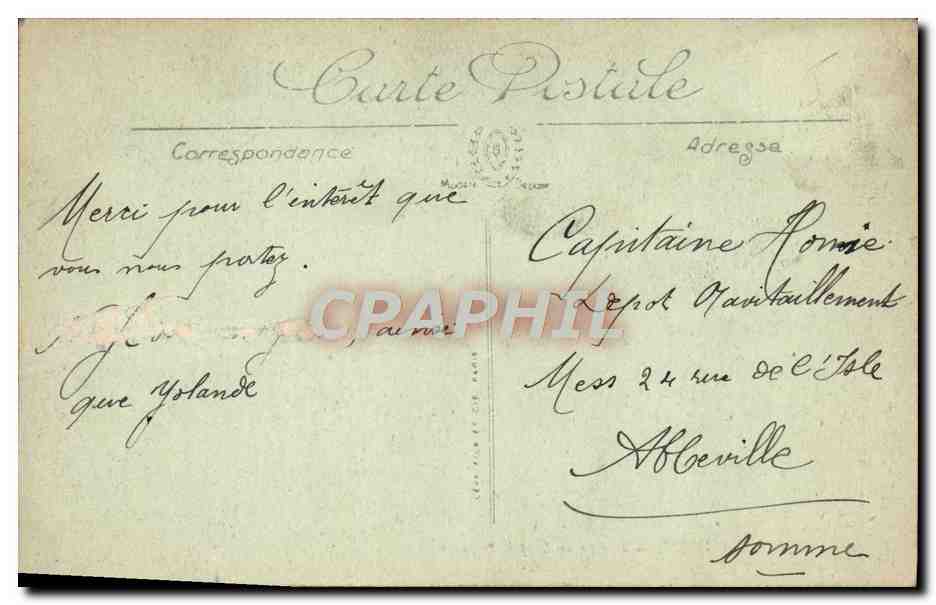 CPA Le Mont Dore Vue generale et le Capucin  — Verso
