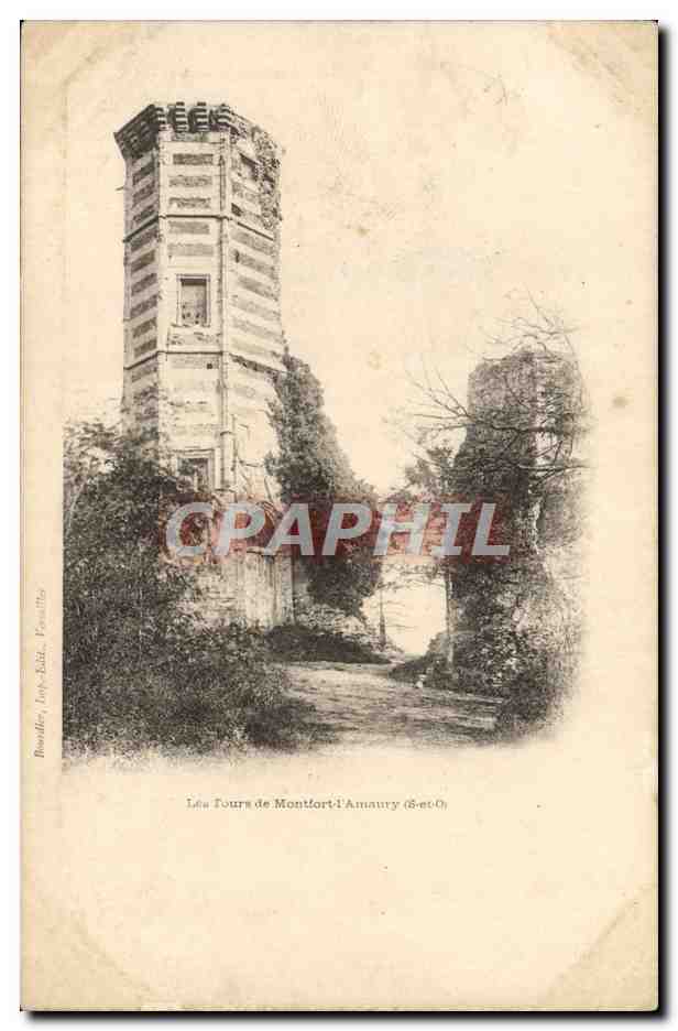 Les Fours de Montfort-l'Amaury — Ruines d'un four à chaux — éditeur Rouxelles, Jules-Ridel, Versailles