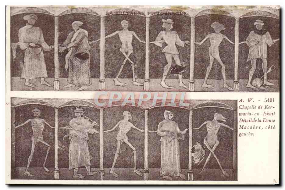 Totentanz — Kapelle Ker-maria-an-Iskuit — A.W. - 5491