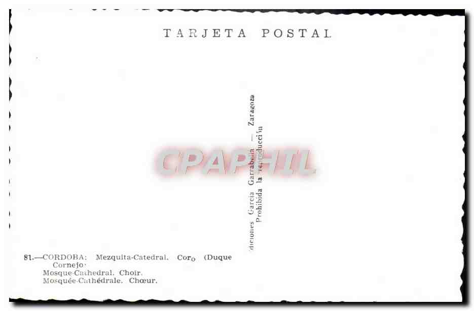 CPM Cordoba Mosque Cathedral Choir  — Verso