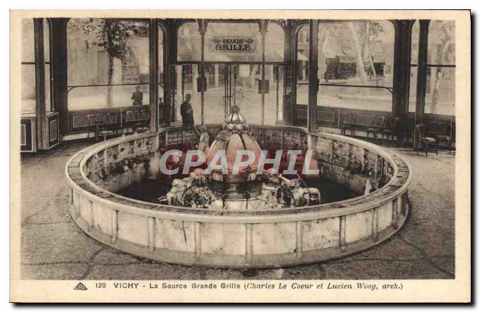 CPA Vichy La Source Grande Grille 