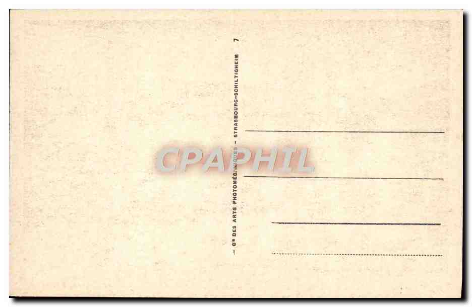 CPA Vichy Palais des Sources  — Verso